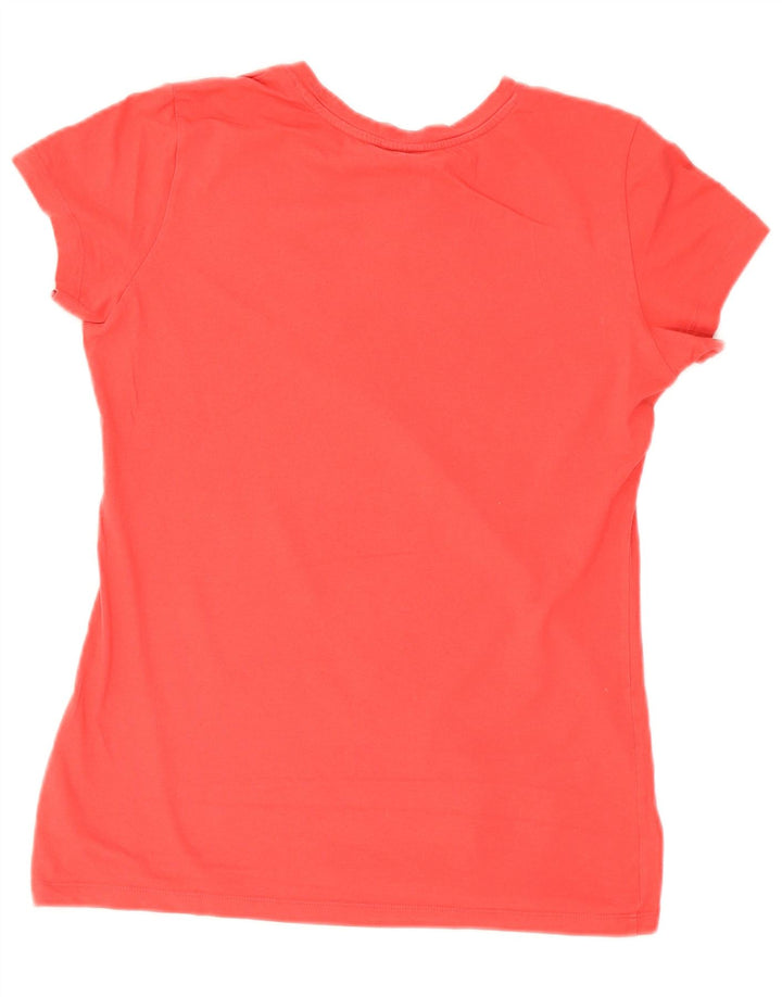 Champion Damen Grafik T-Shirt Top UK 14 Large Rot