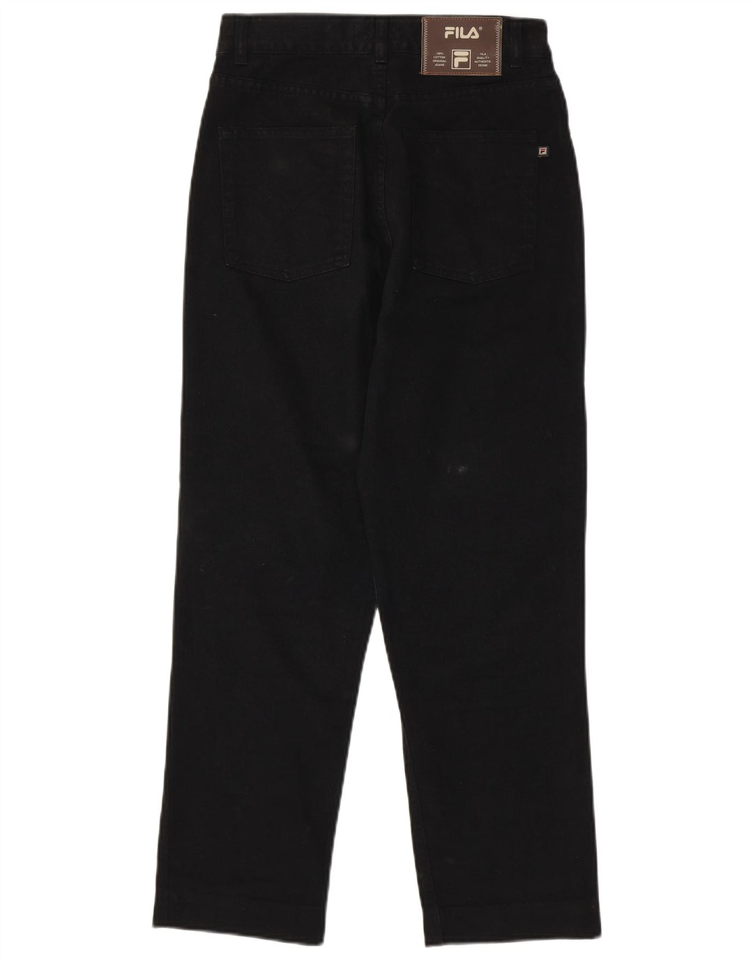 Fila Damen Tapered Jeans IT 42 Medium W28 L27 Schwarz