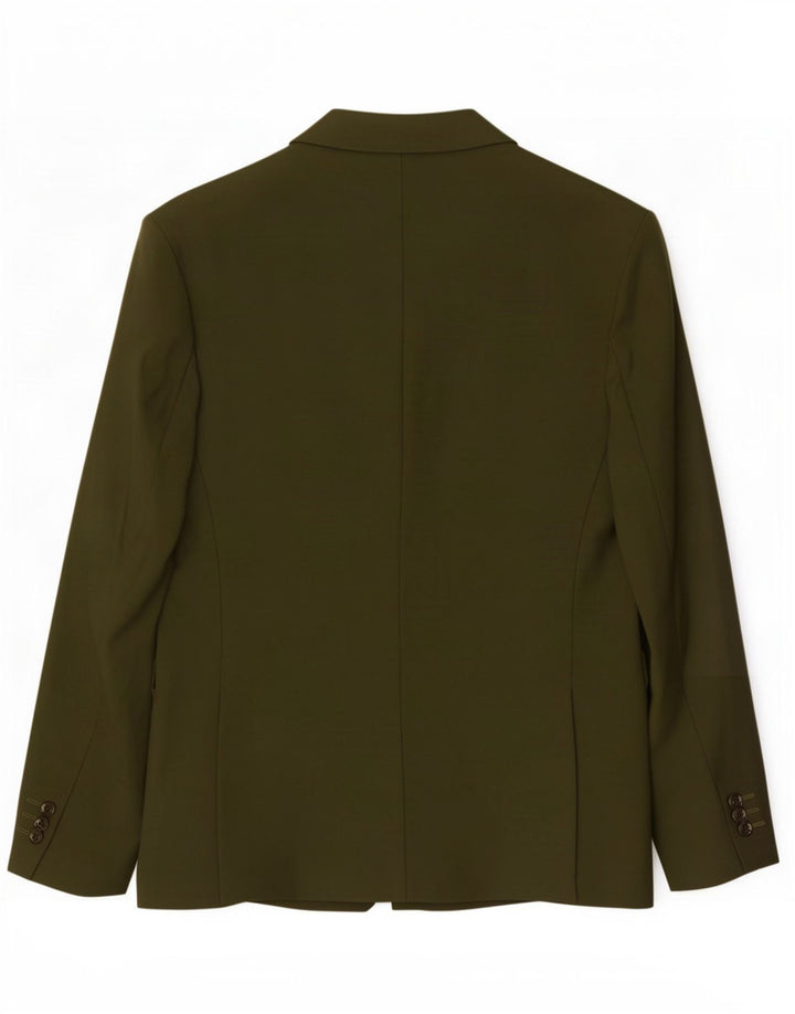 Zara Herren-Blazer mit 2 Knöpfen, EU 48, mittelgrüne Viskose