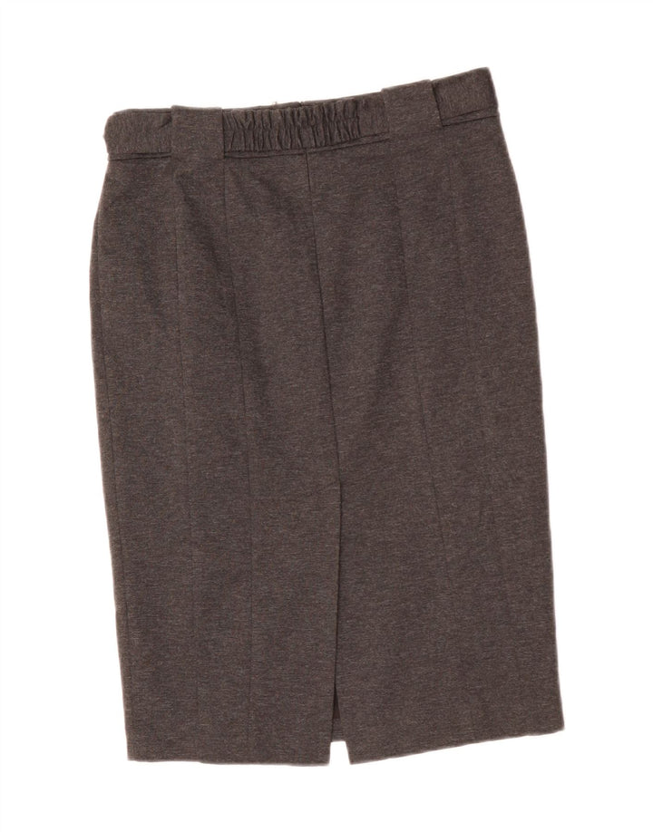 ZARA Womens Pencil Skirt Large W32 Grey Polyester