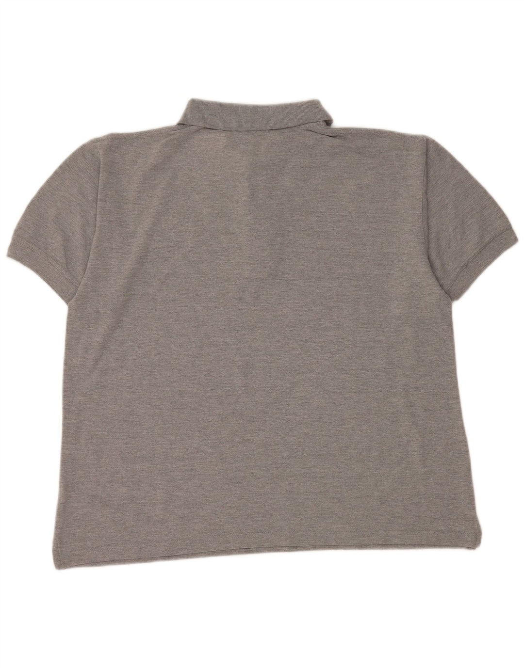 Reebok Herren-Poloshirt, groß, grau gefleckte Baumwolle
