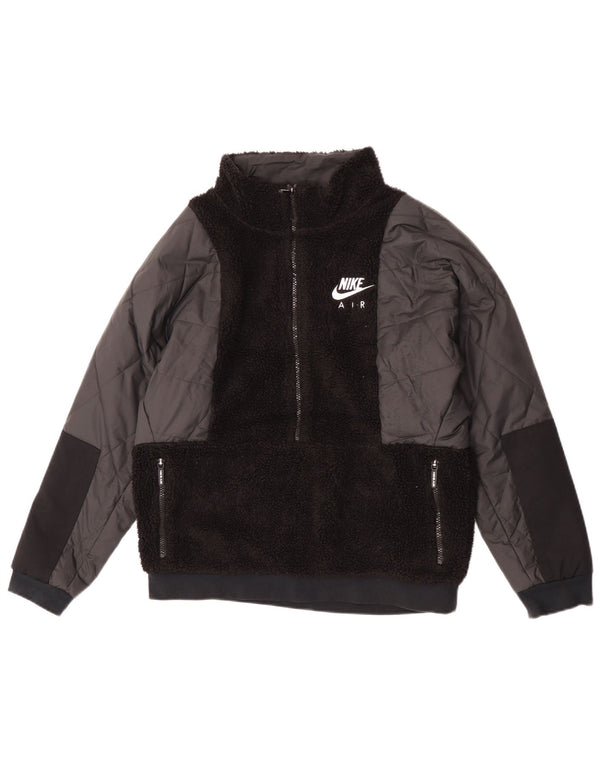 Nike Jungen Pullover Fleecejacke 13–14 Jahre XL Schwarz Polyester