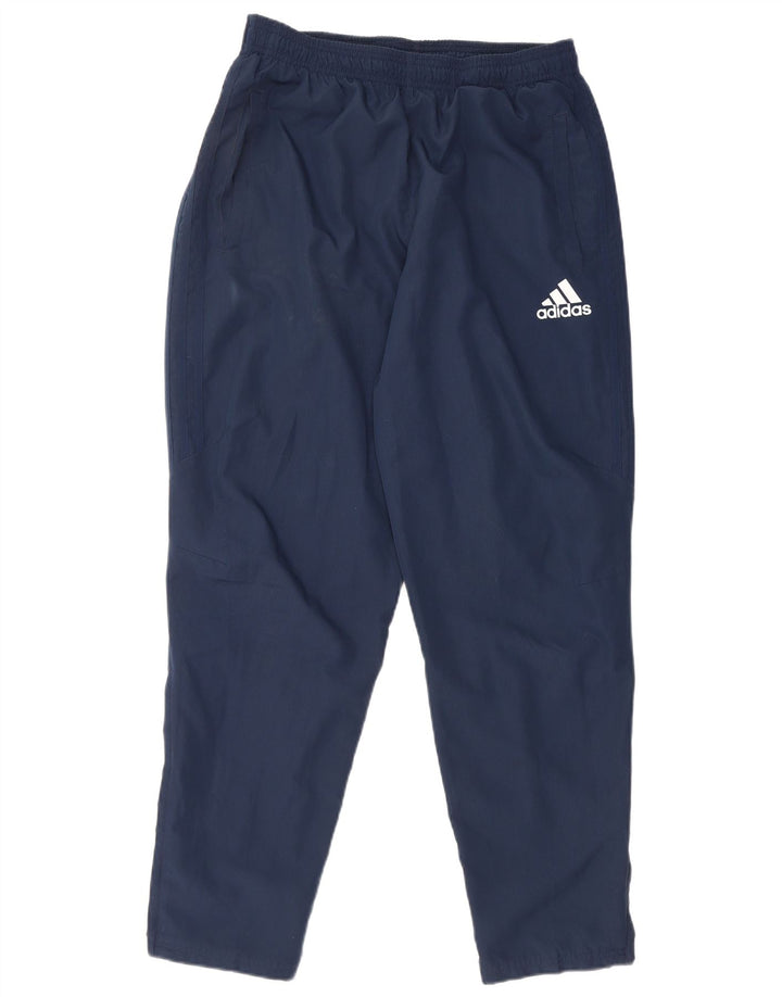 Adidas Damen Climalite Trainingshose UK 14 Large Marineblau Polyester