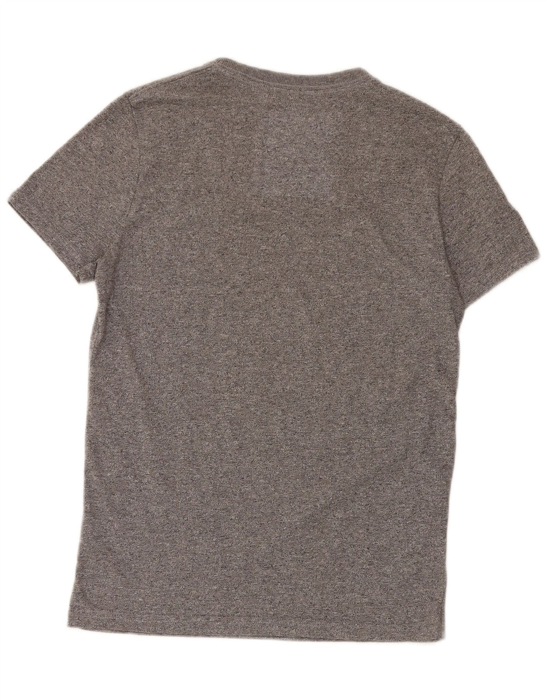 Superdry Herren-T-Shirt mit Grafik, Größe S, grau gesprenkelte Baumwolle