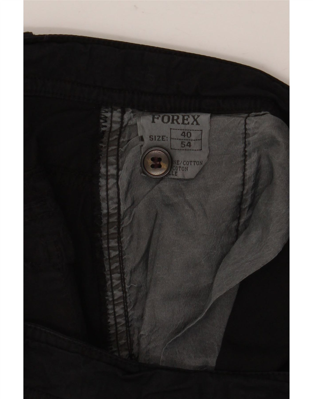Forex Herren Cargoshorts W40 XL Schwarz Baumwolle