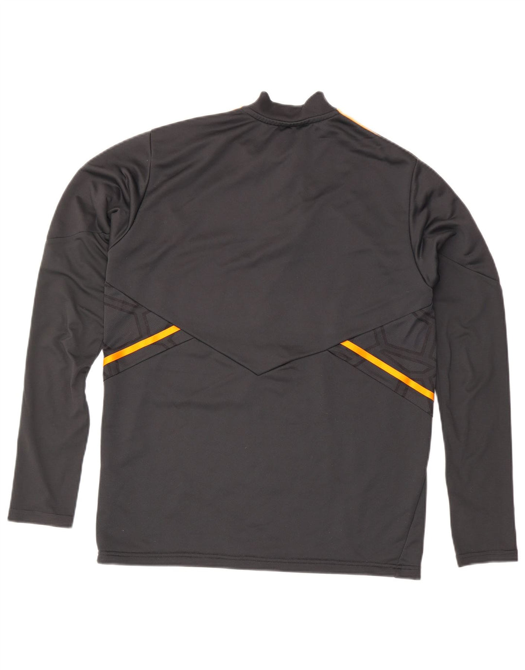 Adidas Herren Leeds United FC Grafik-Pullover-Trainingsanzug-Oberteil, Größe L, Grau