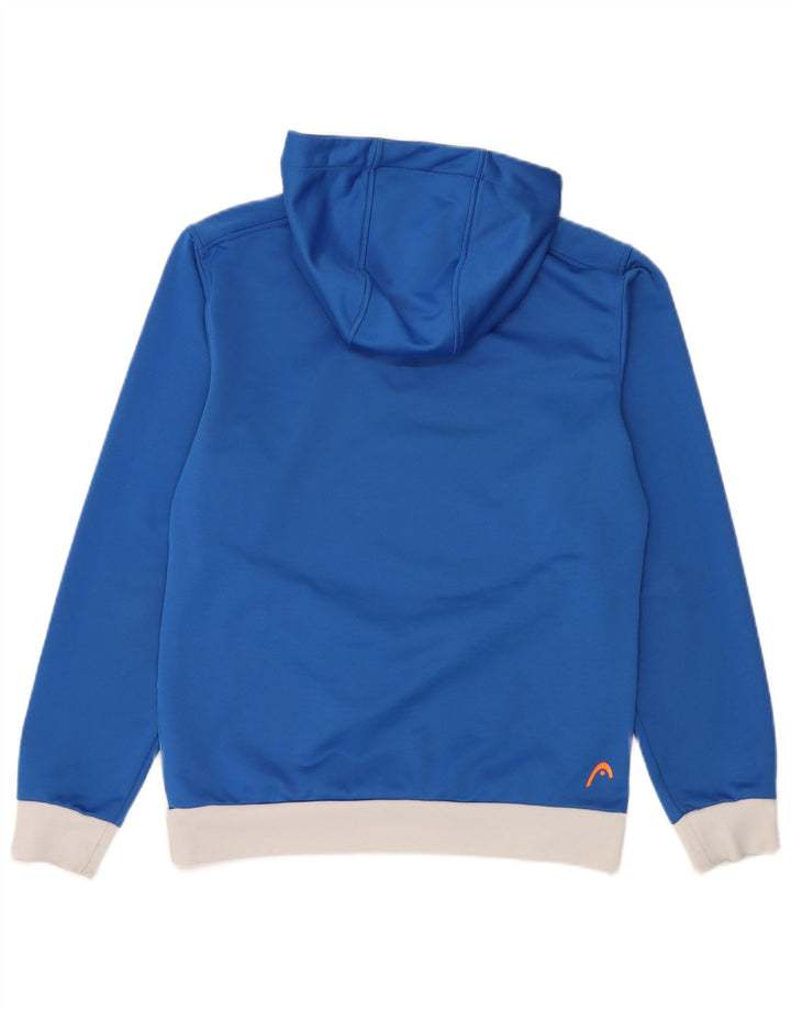 HEAD Herren-Kapuzenpullover mit Grafik, IT 48, Größe S, blau, Polyester