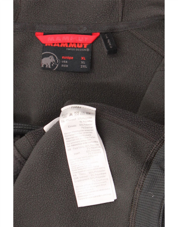 Mammut Herren Graphic Zip Hoodie Pullover XL Grau Polyester