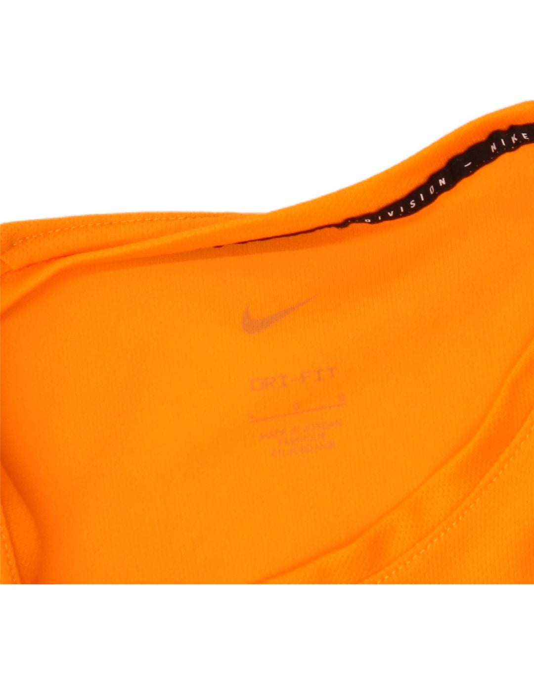 NIKE Mens Dri Fit Graphic T-Shirt Top Large Orange Polyester Vintage Nike and Second-Hand Nike from Messina Hembry 