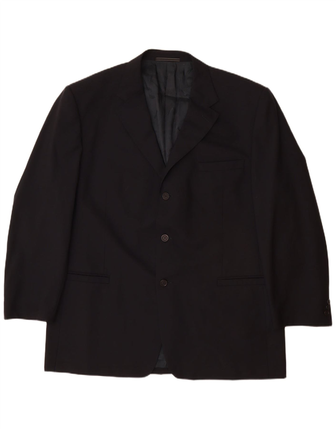 VERSACE Herren klassische 3-Knopf-Blazerjacke UK 42 XL Marineblau