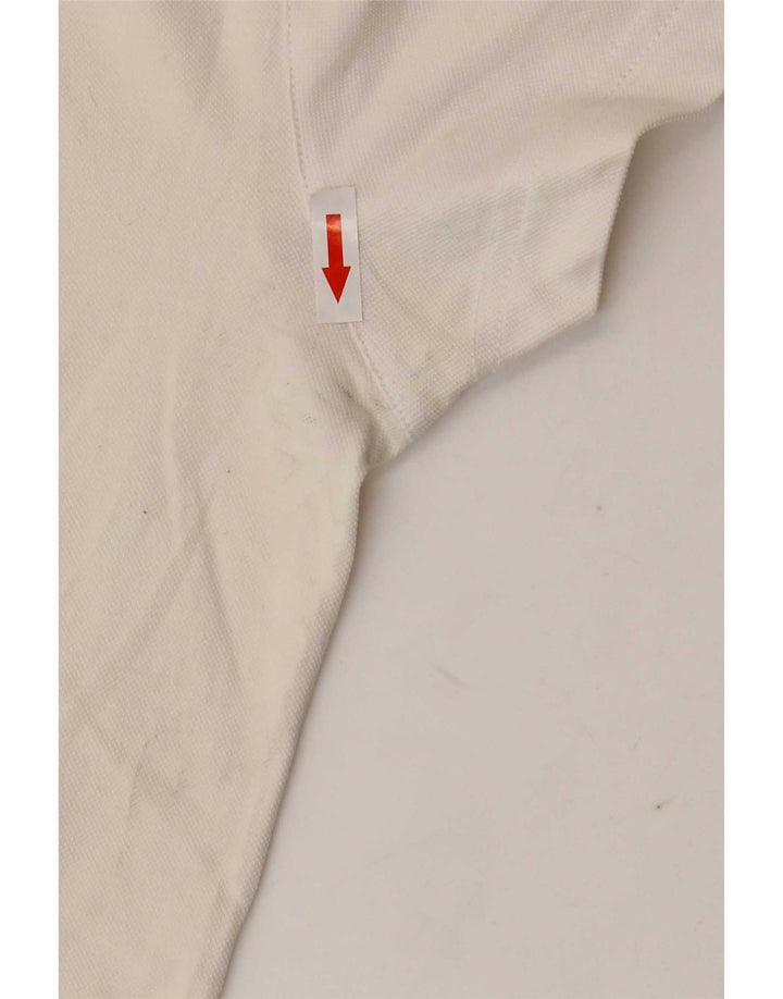 Vintage Herren Poloshirt Mittelweiße Baumwolle