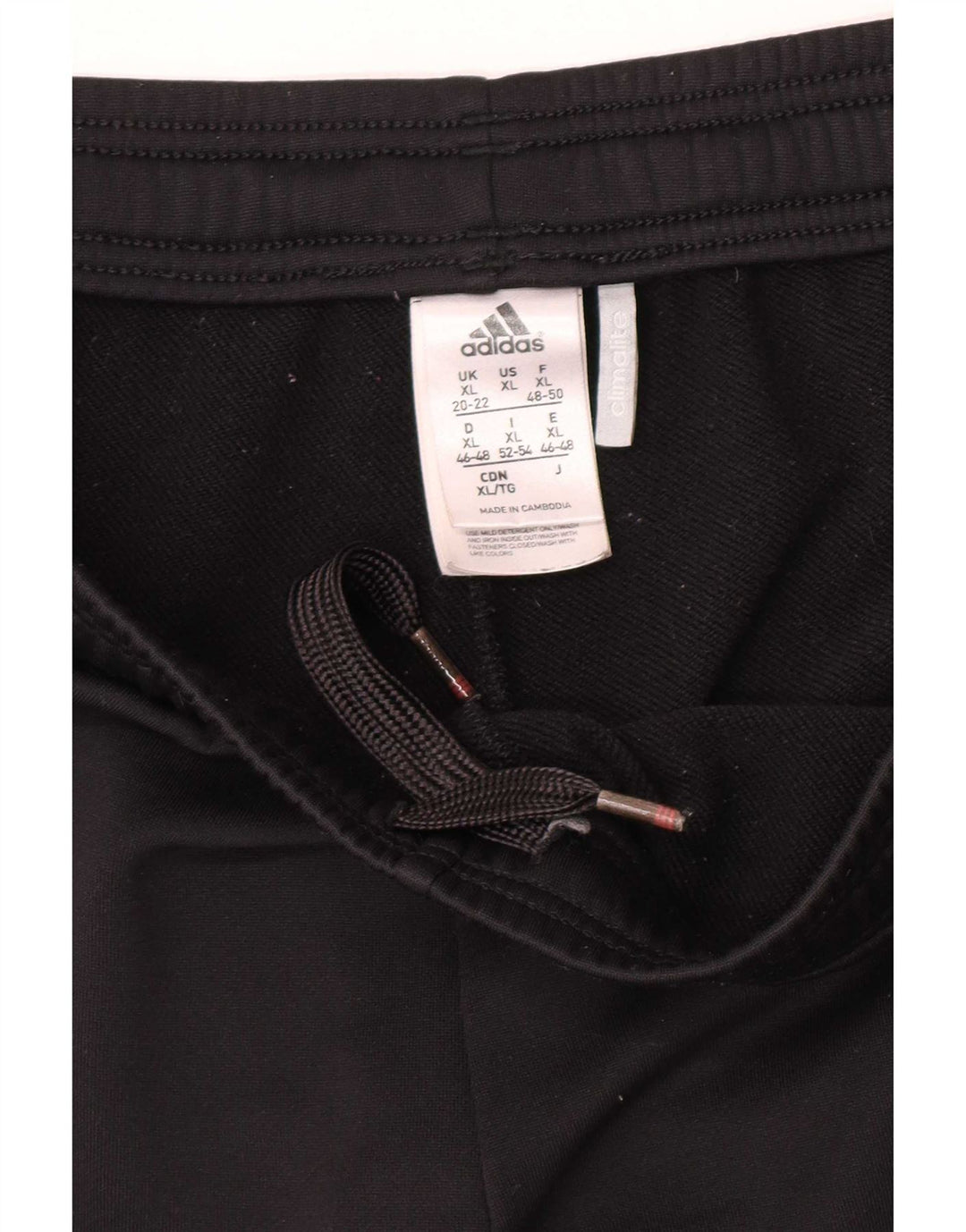 Adidas Damen Trainingshose UK 20/22 XL Schwarz Polyester
