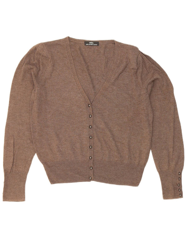 Marks & Spencer Damen Strickjacke UK 12 Mittelbraun