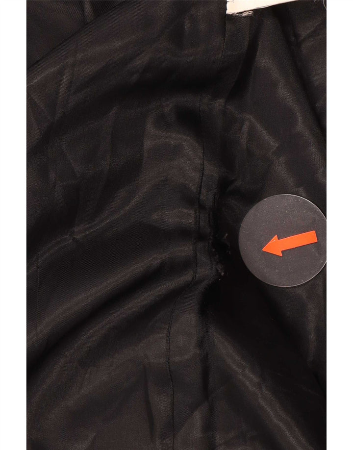 Imperial Damenmantel UK 10 Small Schwarze Wolle