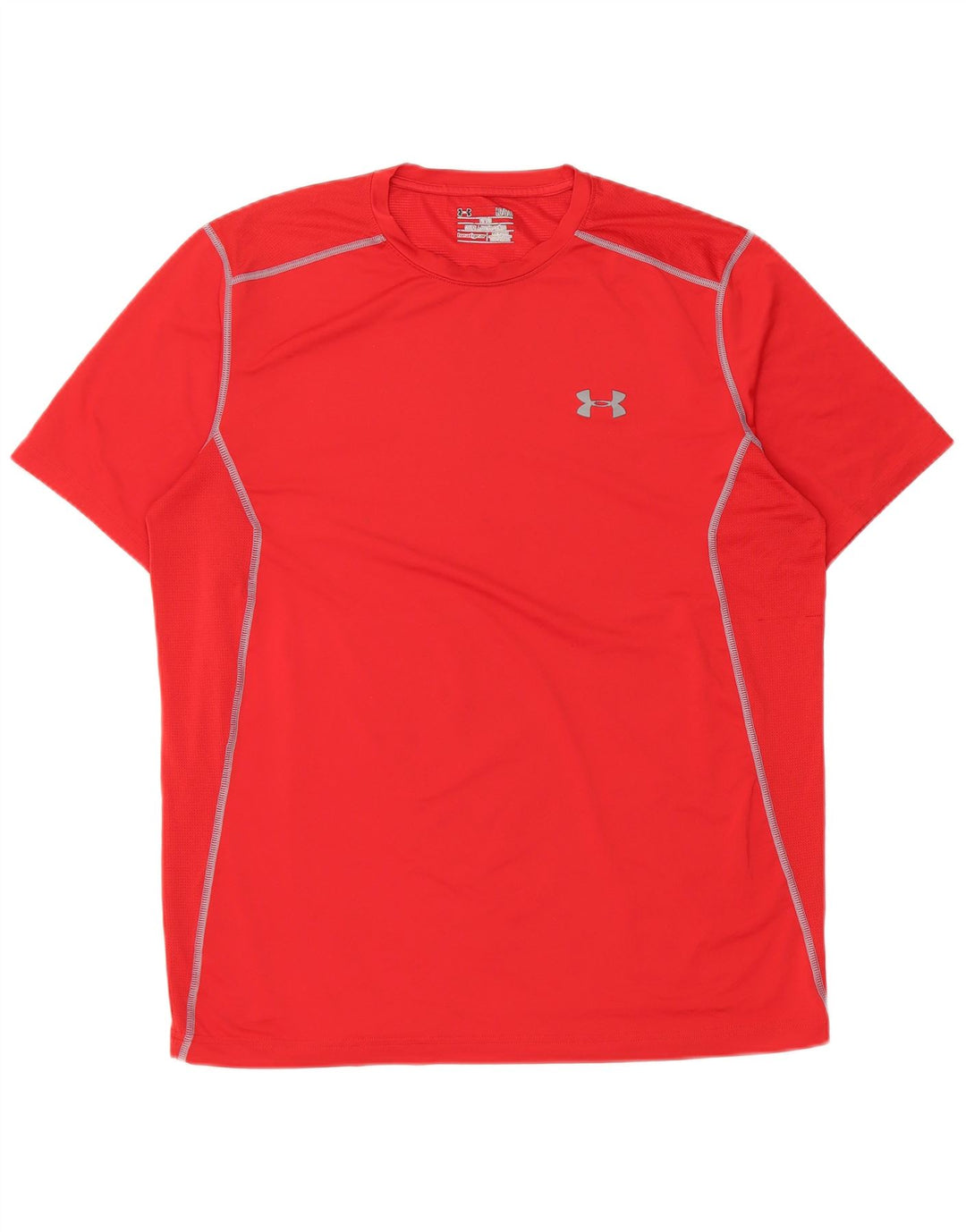 Under Armour Herren Heat Gear T-Shirt Top Large Rot