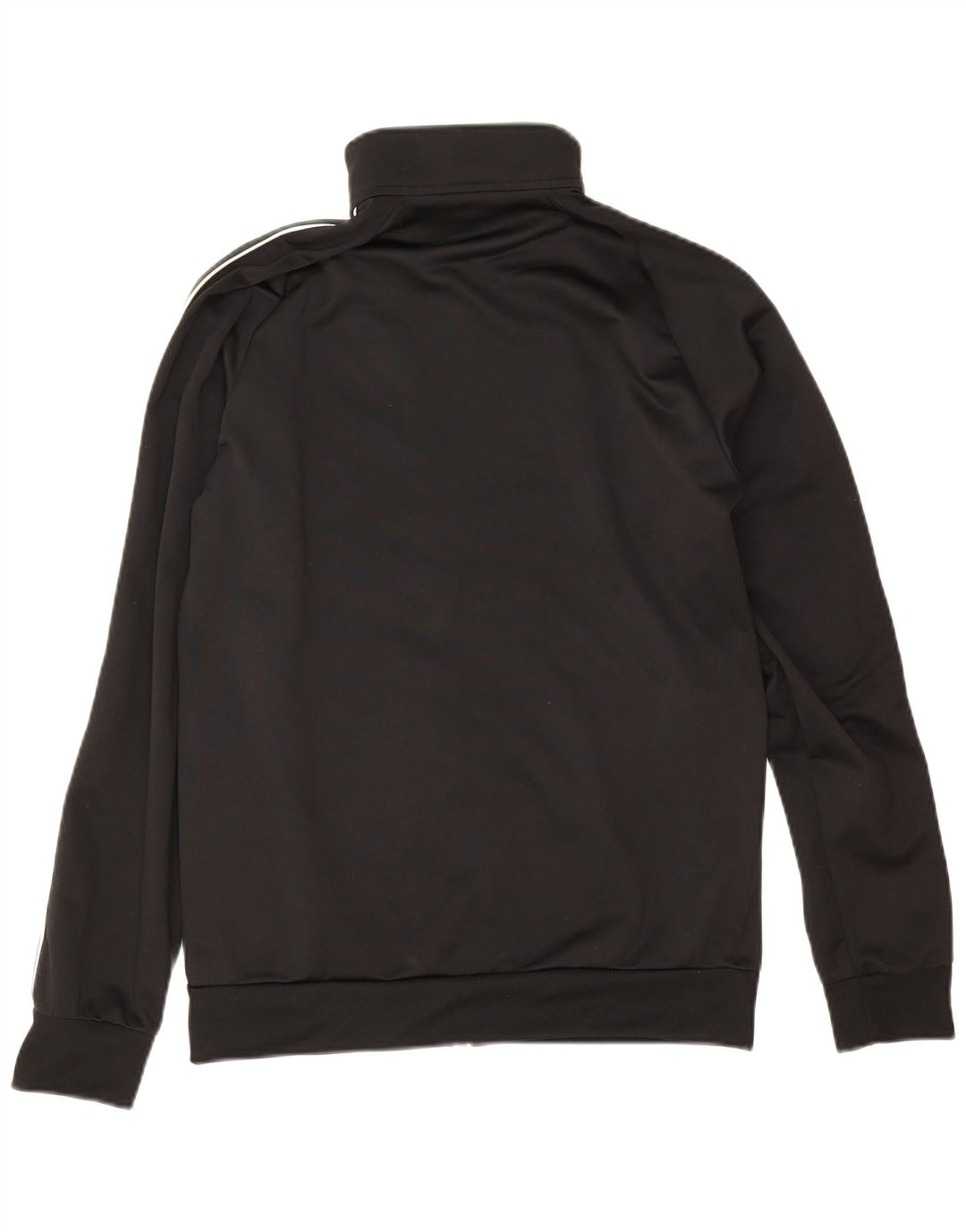 Adidas Mädchen-Trainingsanzug-Top-Jacke, 15–16 Jahre, schwarzes Polyester