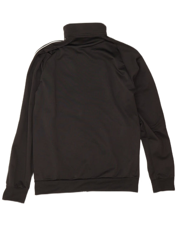 Adidas Mädchen-Trainingsanzug-Top-Jacke, 15–16 Jahre, schwarzes Polyester