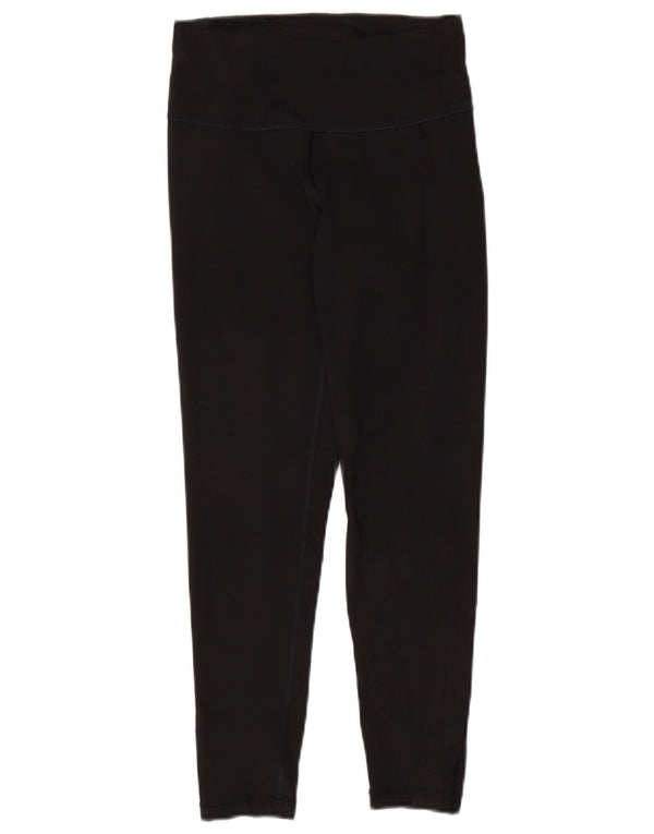 Adidas Damen Aeroready Leggings UK 12/14 Medium Schwarz
