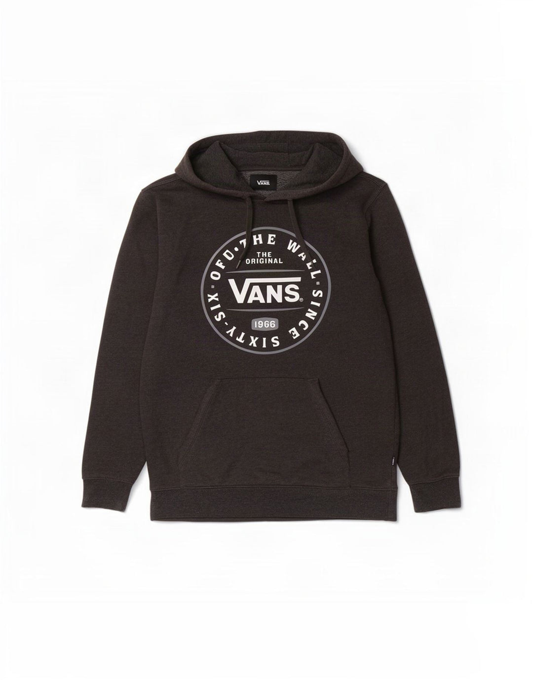 Vans Herren-Kapuzenpullover mit Grafik, Größe S, Grau, Baumwolle