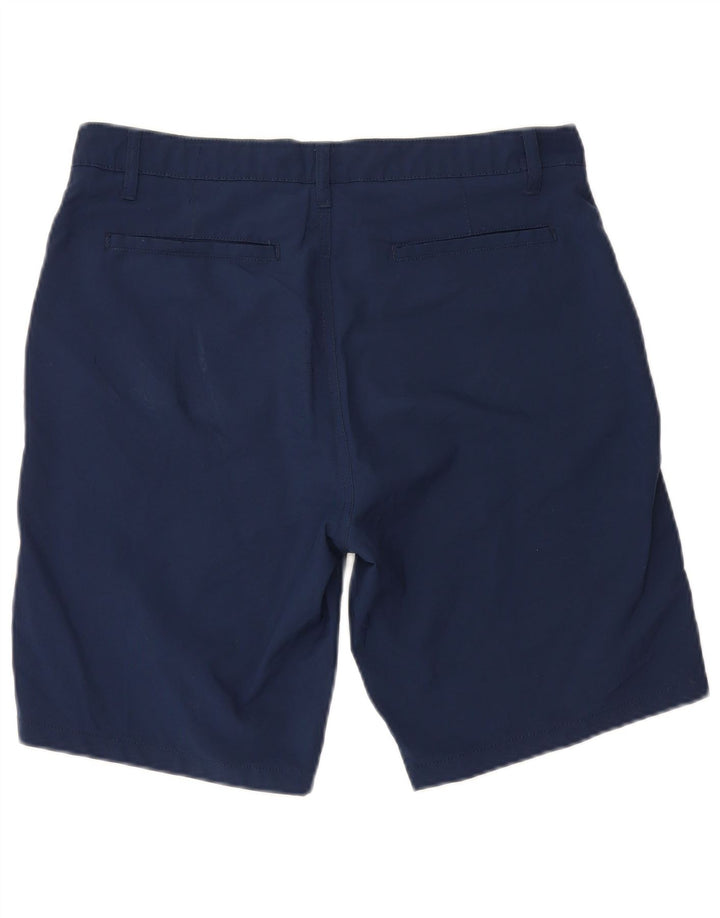 Hurley Herren Chino-Shorts W34 Large Marineblaues Polyester