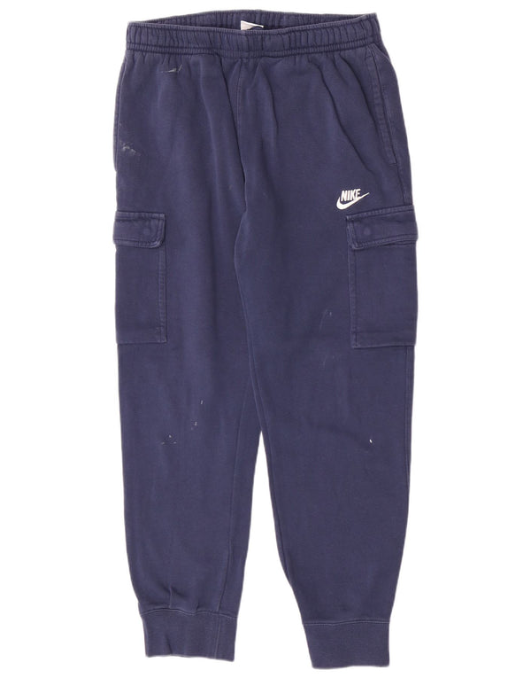 Nike Herren-Cargo-Trainingshose, Jogginghose, mittelmarineblaue Baumwolle