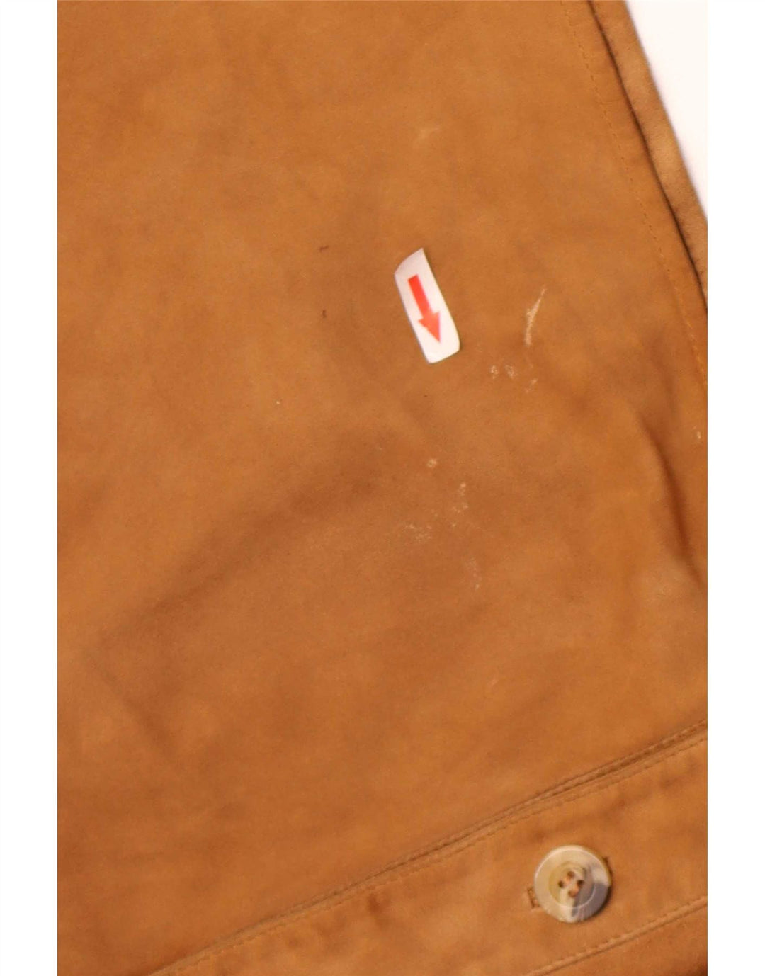 Vintage Damen Wildlederjacke IT 42 Medium Beige Leder