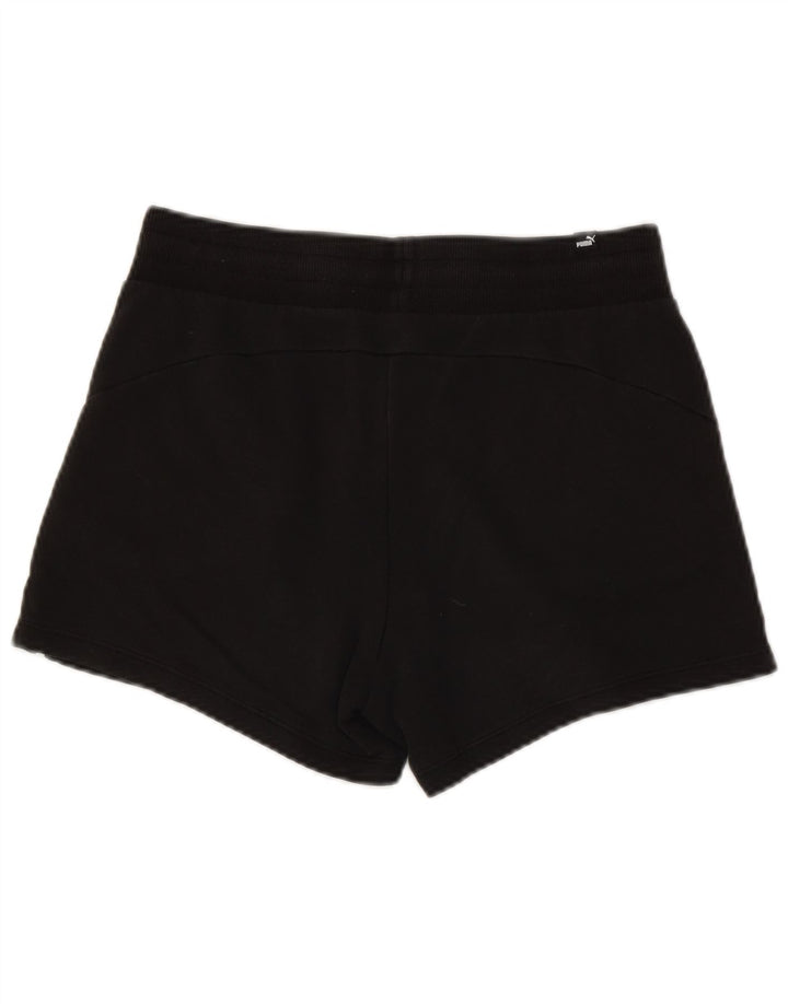 Puma Damen Sportshorts UK 14 Medium Schwarz Baumwolle
