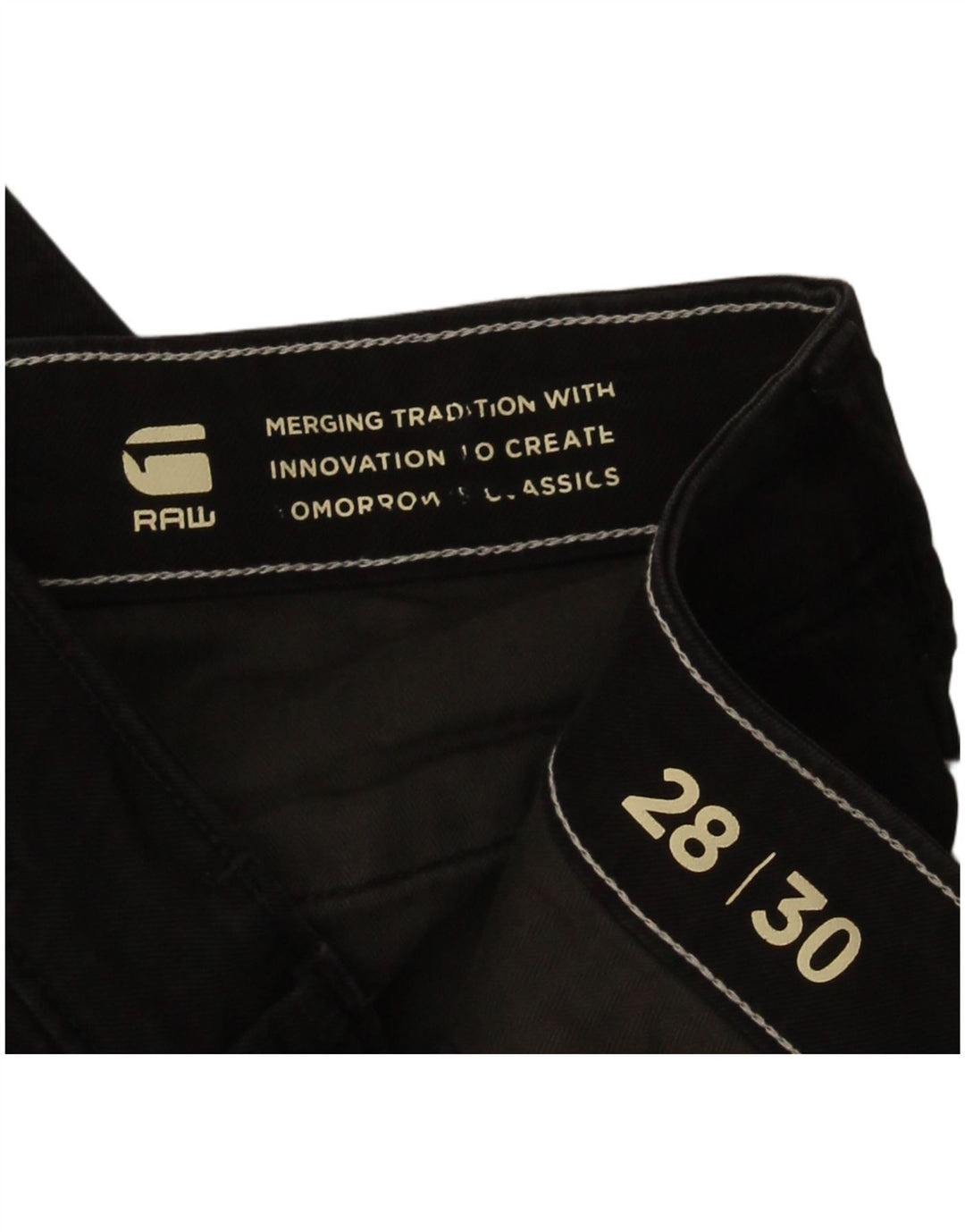 G-Star Slim Chino-Hose für Herren, W28, L30, Schwarz
