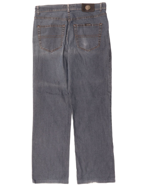 Trussardi Herren Straight Jeans IT 49 Medium W33 L30 Blaue Baumwolle