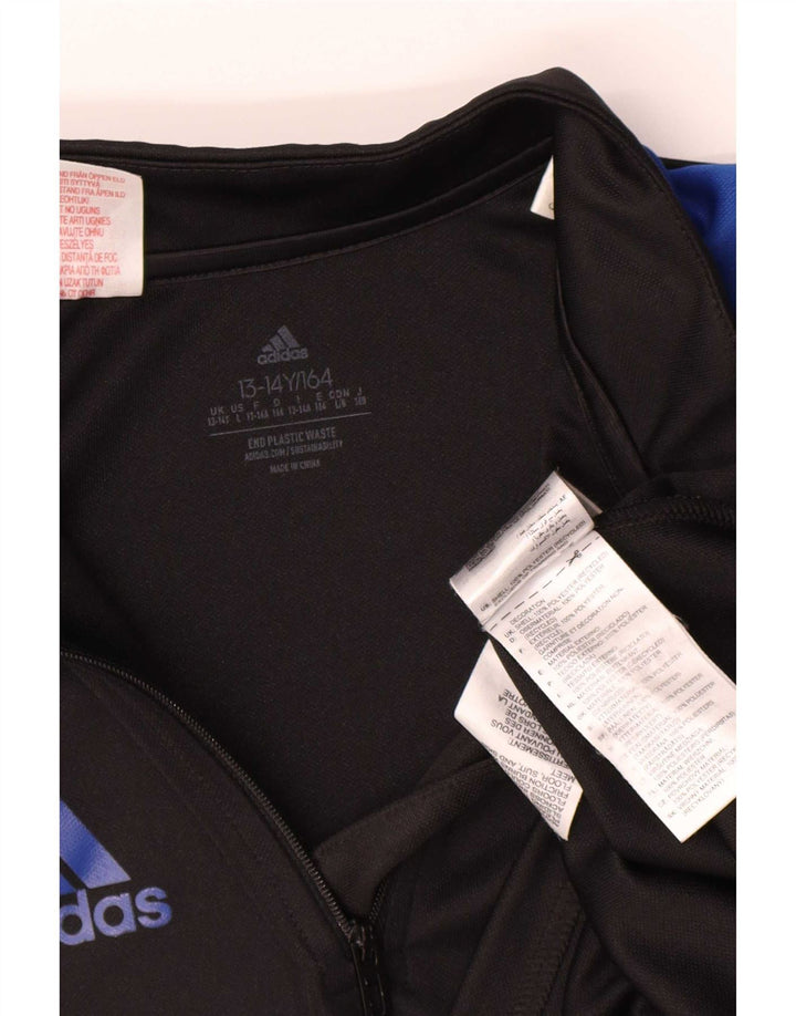 Adidas Aeroready Pullover-Trainingsanzug für Jungen, 13–14 Jahre, Schwarz, Farbblock