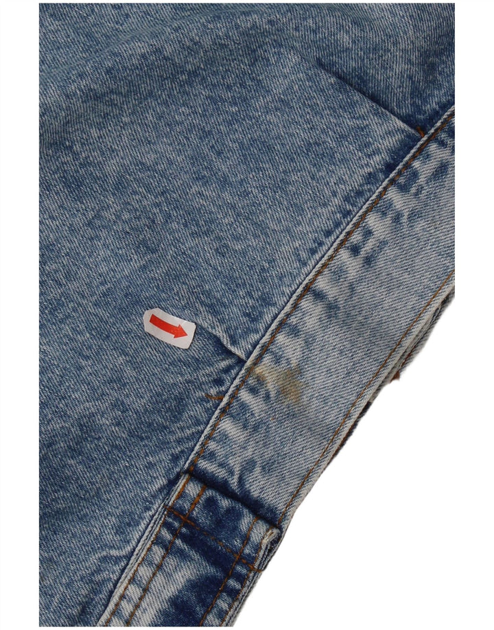 Vintage Damen Jeansjacke UK 12 Mittelblaue Baumwolle