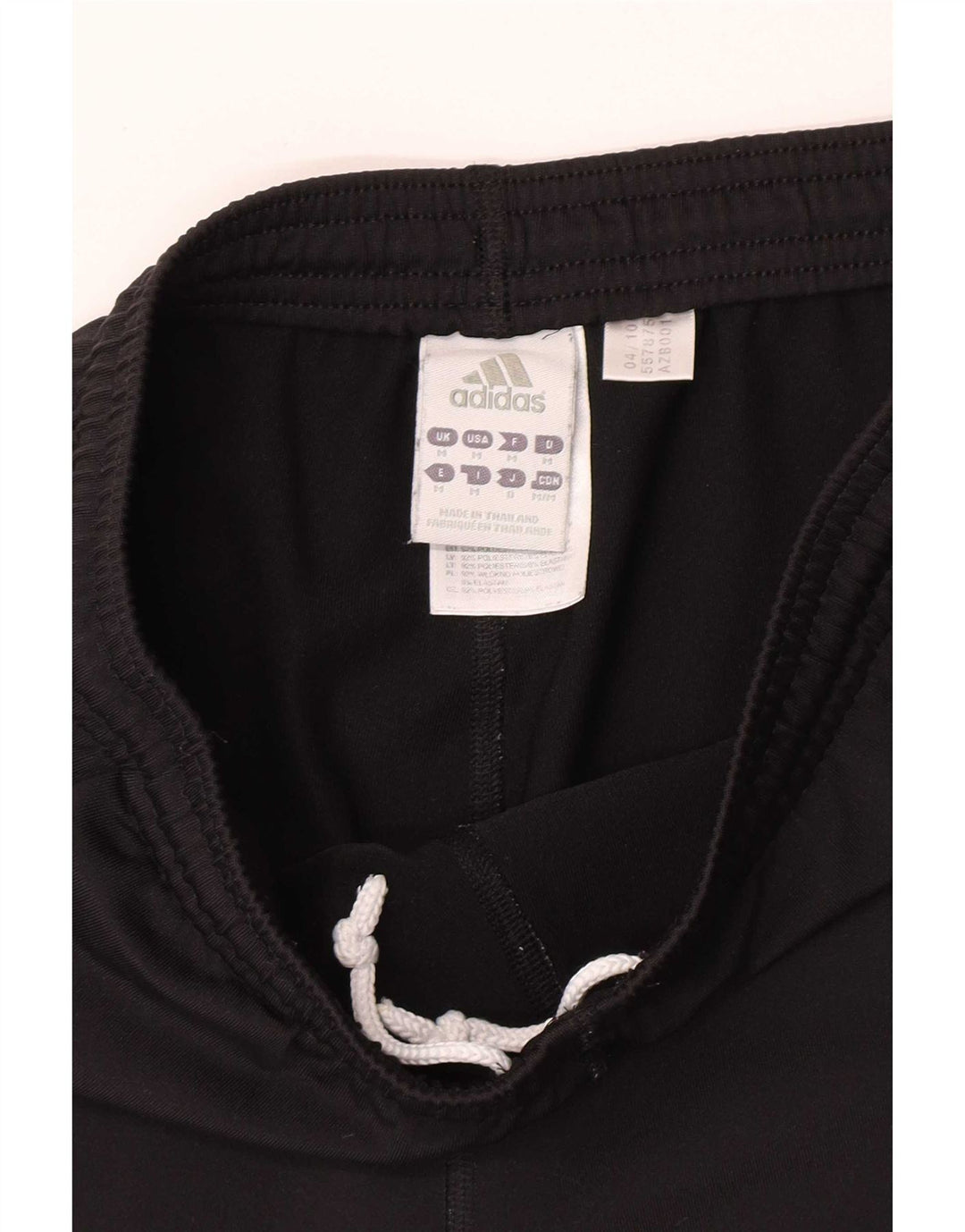 Adidas Damen Sportshorts UK 12 Medium Schwarz Polyester