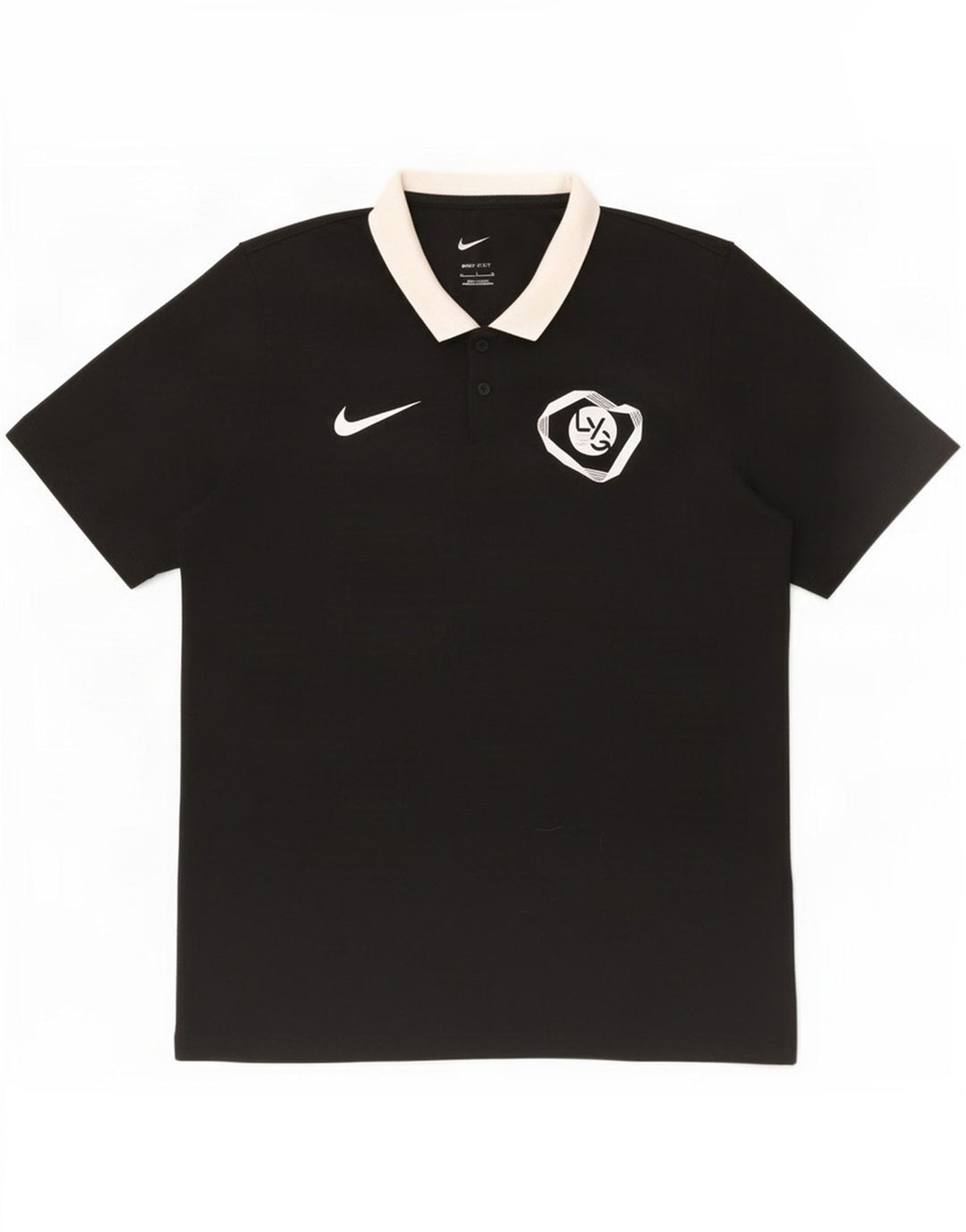 Nike Herren Dri Fit Graphic Poloshirt Mittelschwarzes Polyester