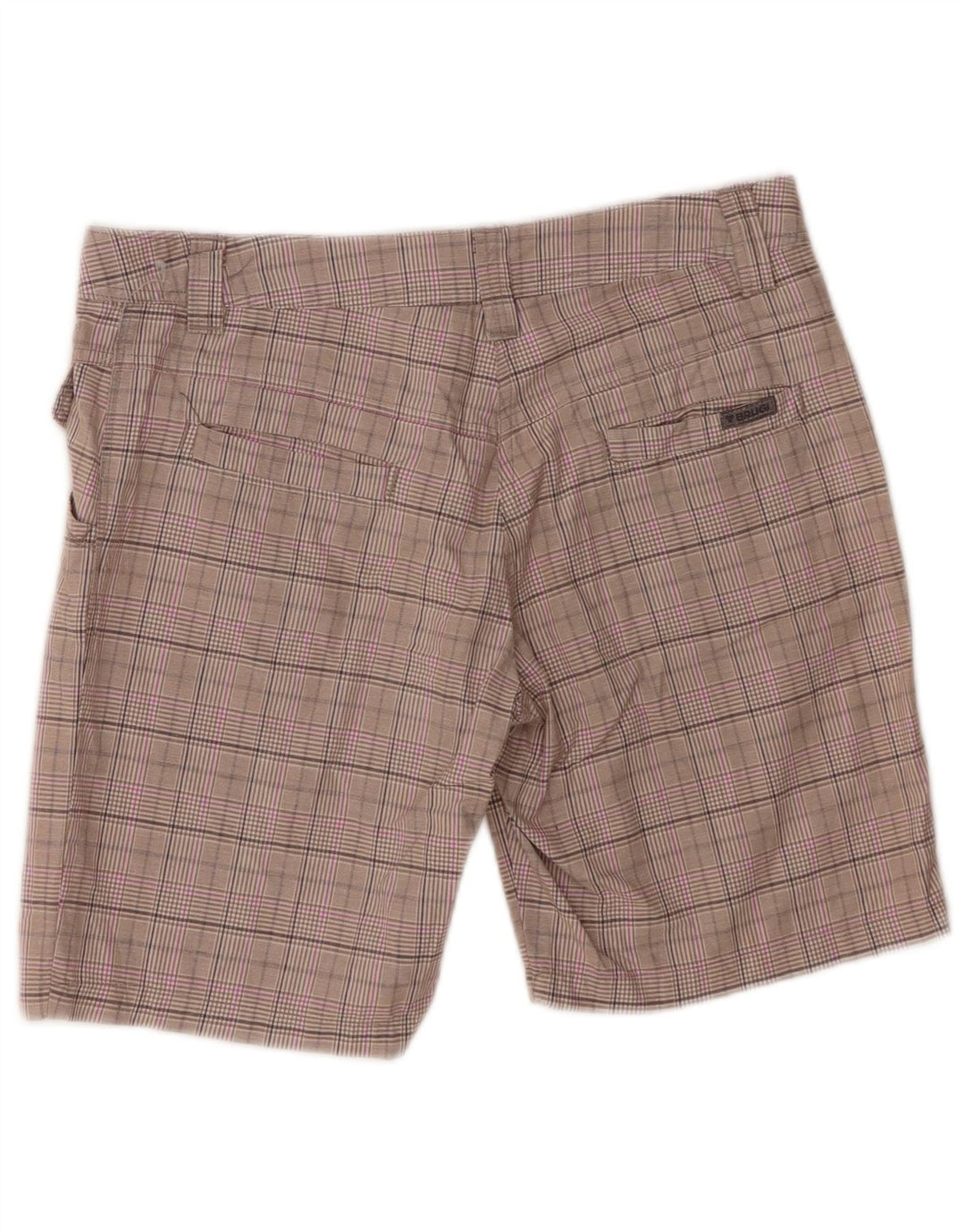 Brugi Damen Freizeitshorts IT 42 Medium W30 Grau kariert