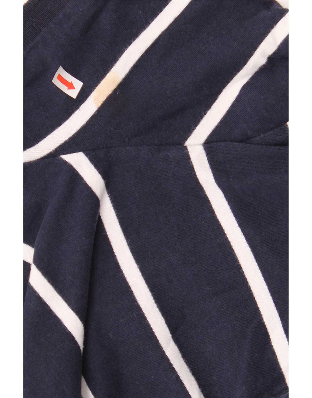 Superdry Herren-Poloshirt aus mittelblauer, gestreifter Baumwolle