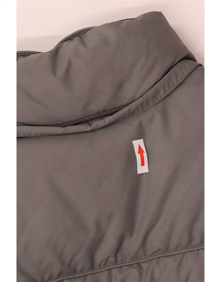 Champion Herren-Übergröße, wattierte Jacke, UK 10, Größe S, Grau, Farbblock