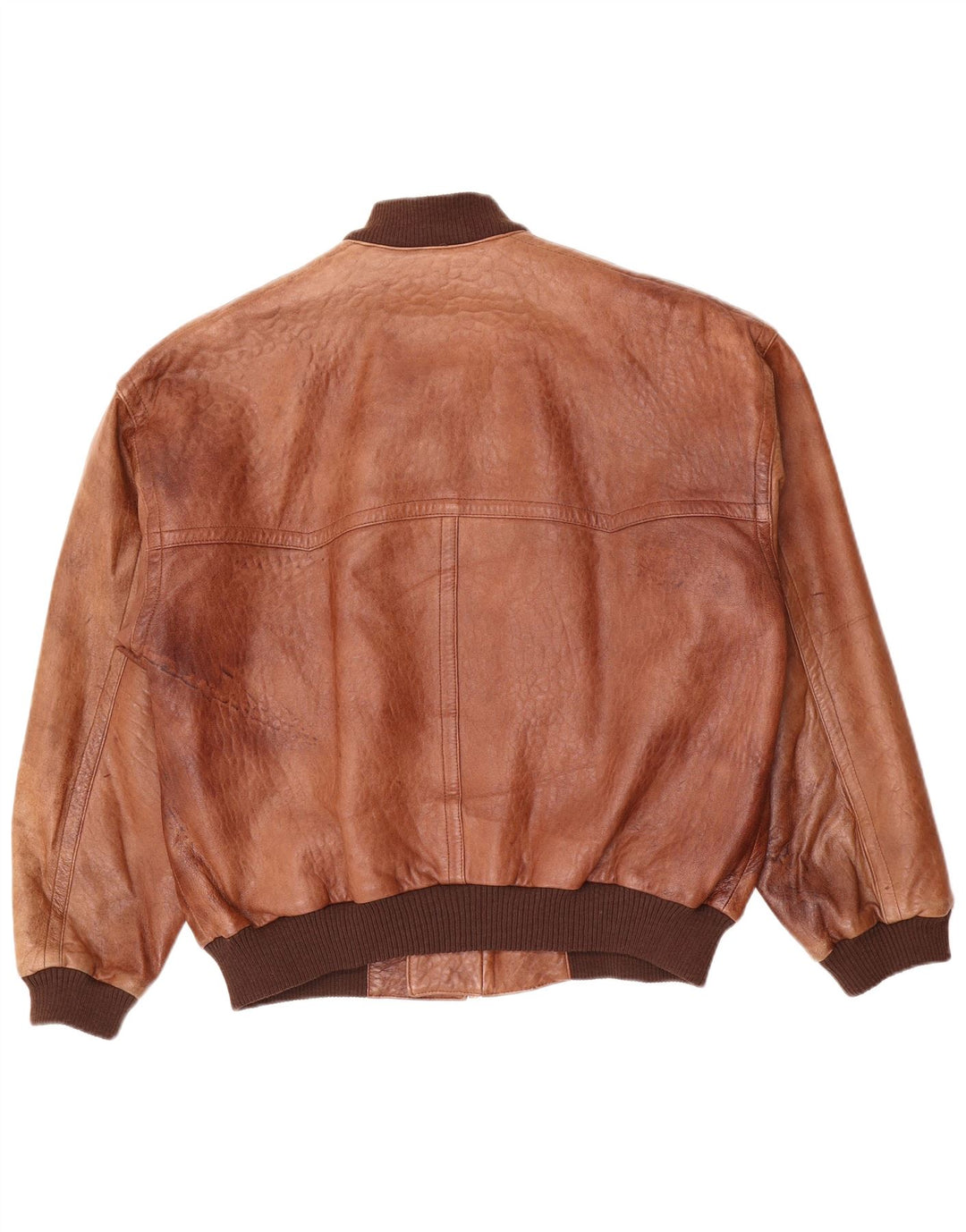 Vintage Herren Lederjacke UK 40 Large Braun