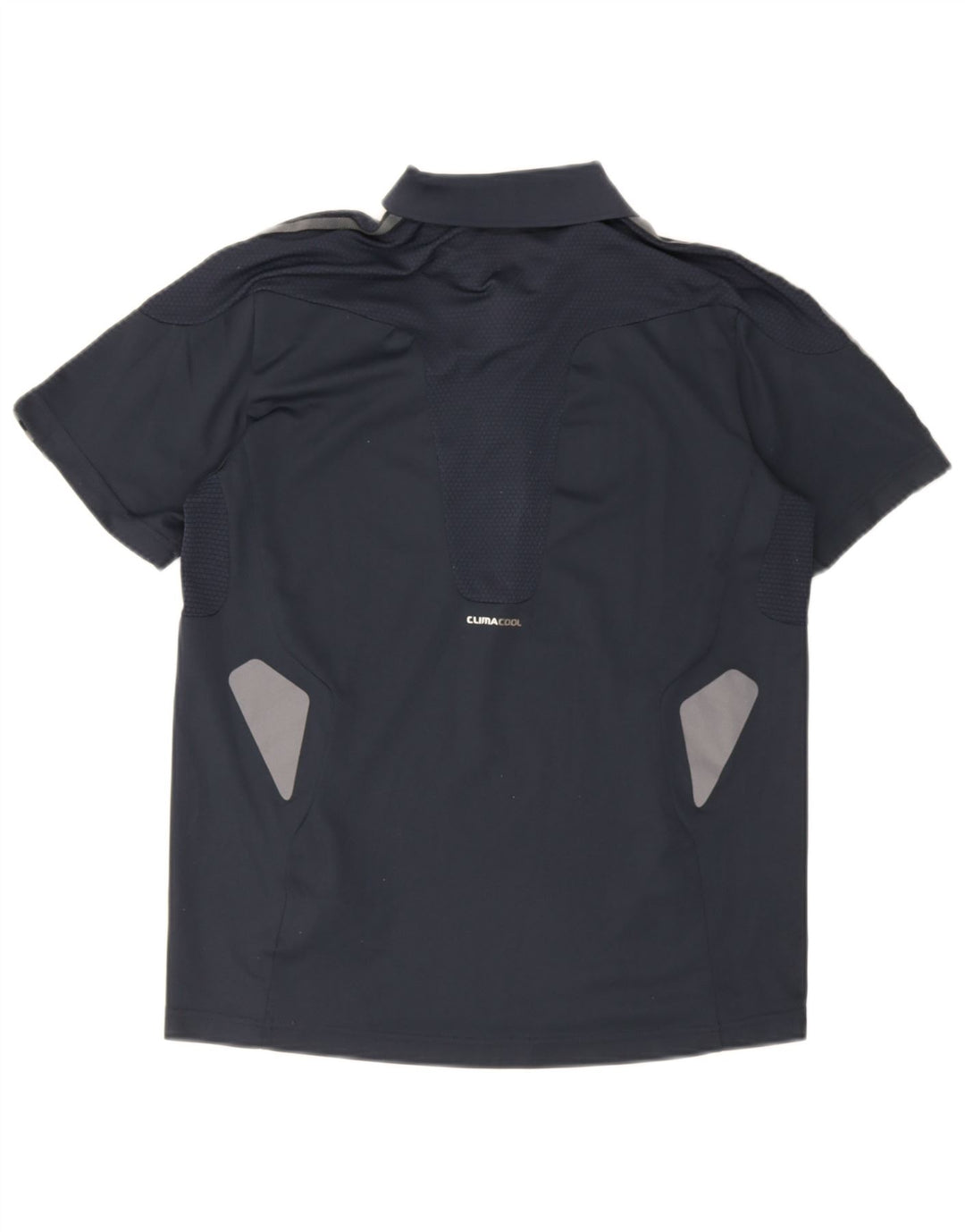 Adidas Climacool Poloshirt für Herren, Größe S, Marineblau, Farbblock-Polyester