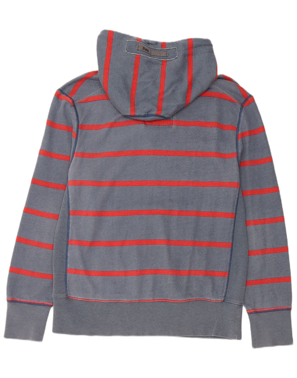 G-Star Herren 3301 Graphic Hoodie Pullover XL blau gestreift Baumwolle