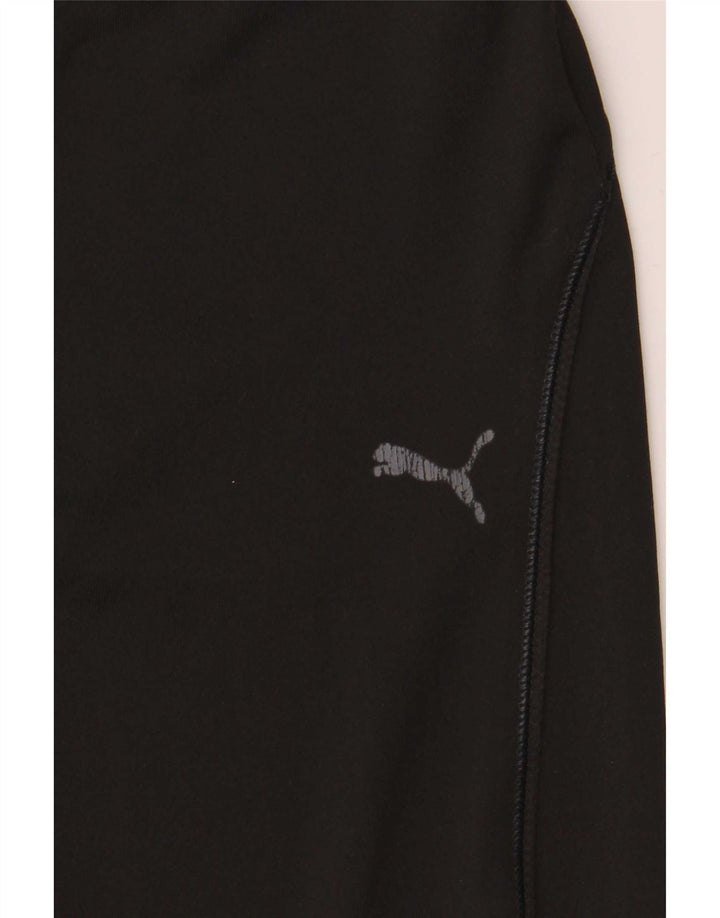 Puma Damen Flare-Trainingshose UK 12 Mittelschwarzes Polyester