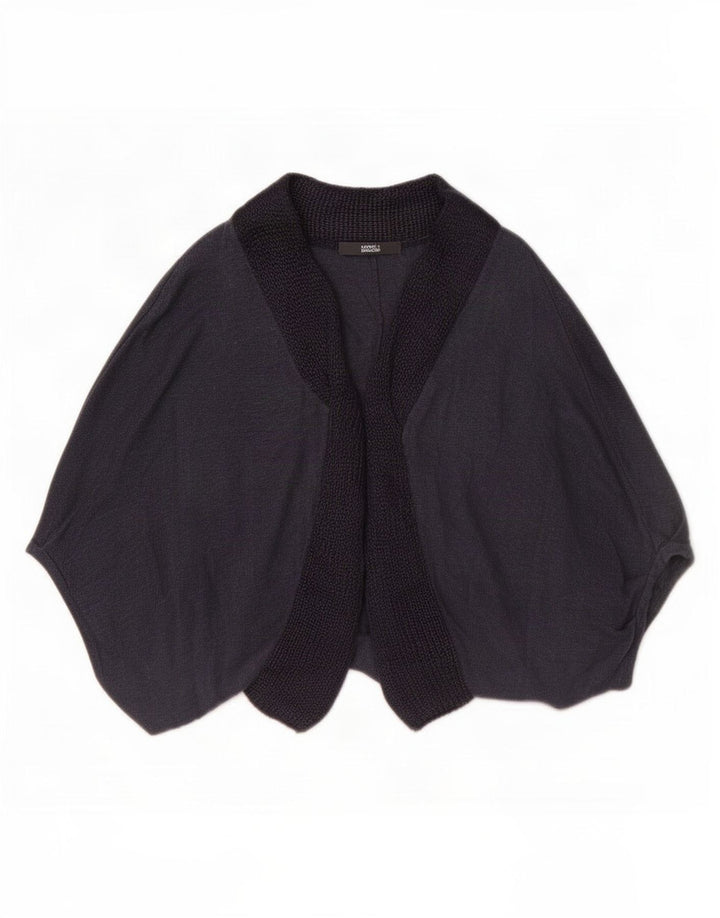 Marks & Spencer Poncho-Pullover für Damen, UK 14, mittleres Marineblau, Farbblock
