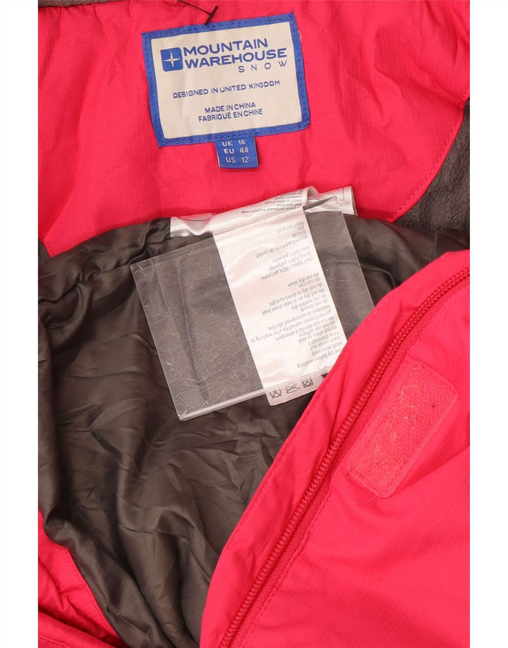 Mountain Warehouse Damen-Windjacke mit Kapuze, Gr. 16, Rosa