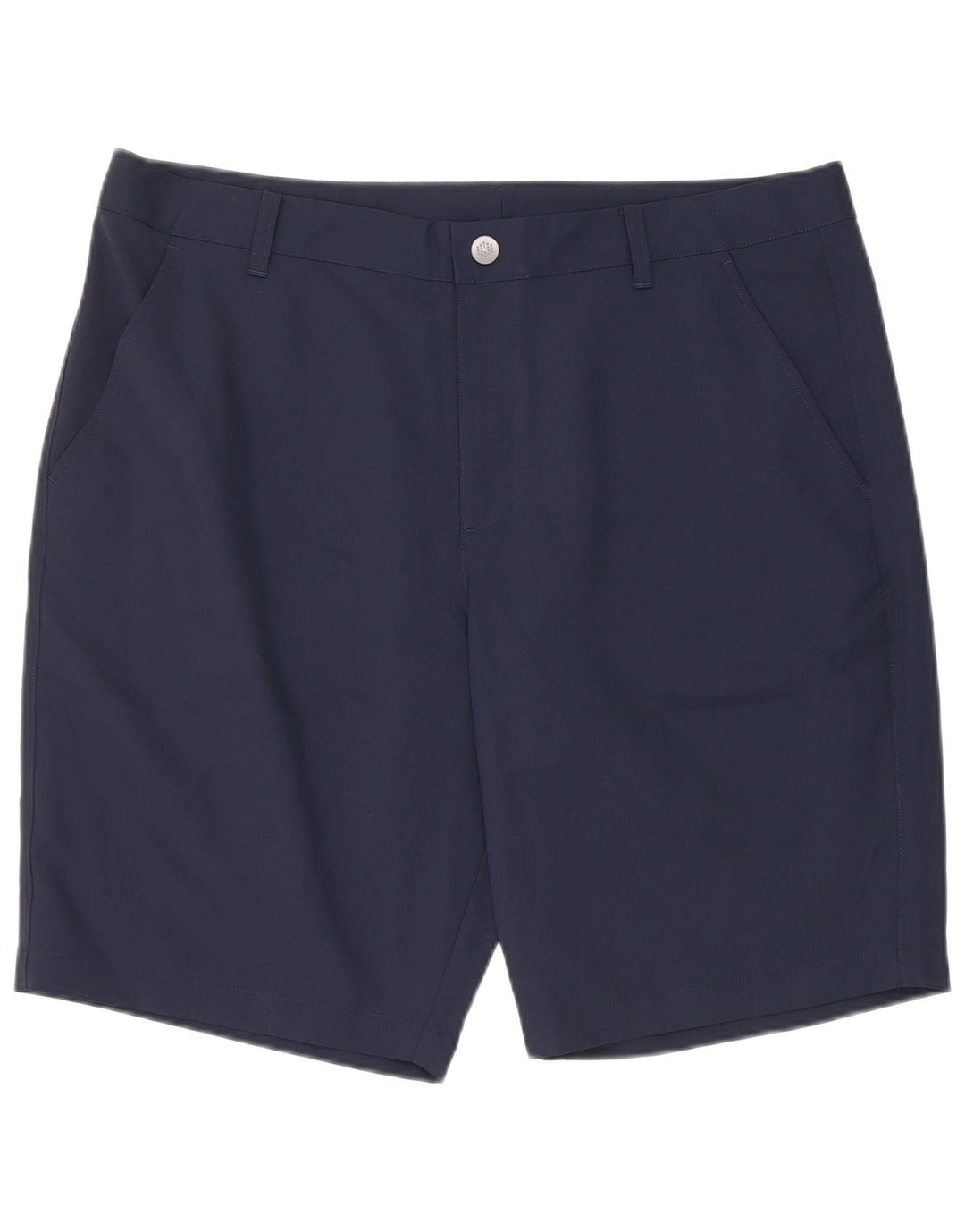 Puma Herren Chino Shorts W36 Large Marineblau Polyester