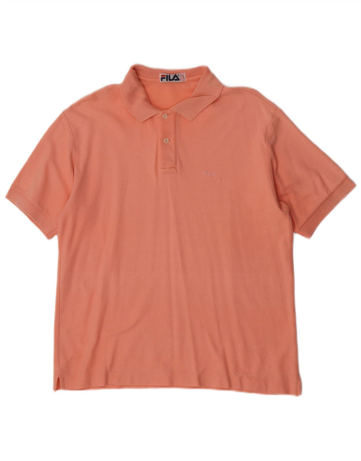 Fila Herren Poloshirt IT 50 Medium Orange
