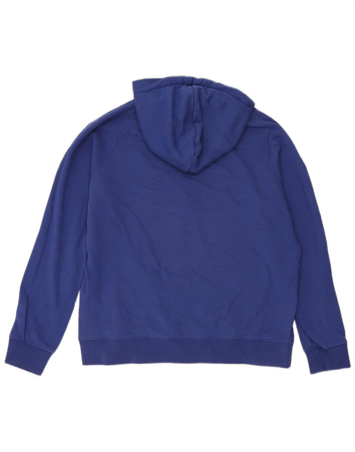 Gant Herren-Kapuzenpullover mit Grafik, groß, aus blauer Baumwolle