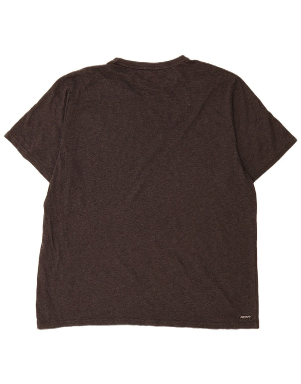 New Balance Herren T-Shirt Top 2XL Schwarz Baumwolle