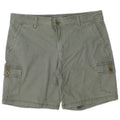 Eddie Bauer Damen Cargoshorts US 12 Large W36 Khaki Baumwolle