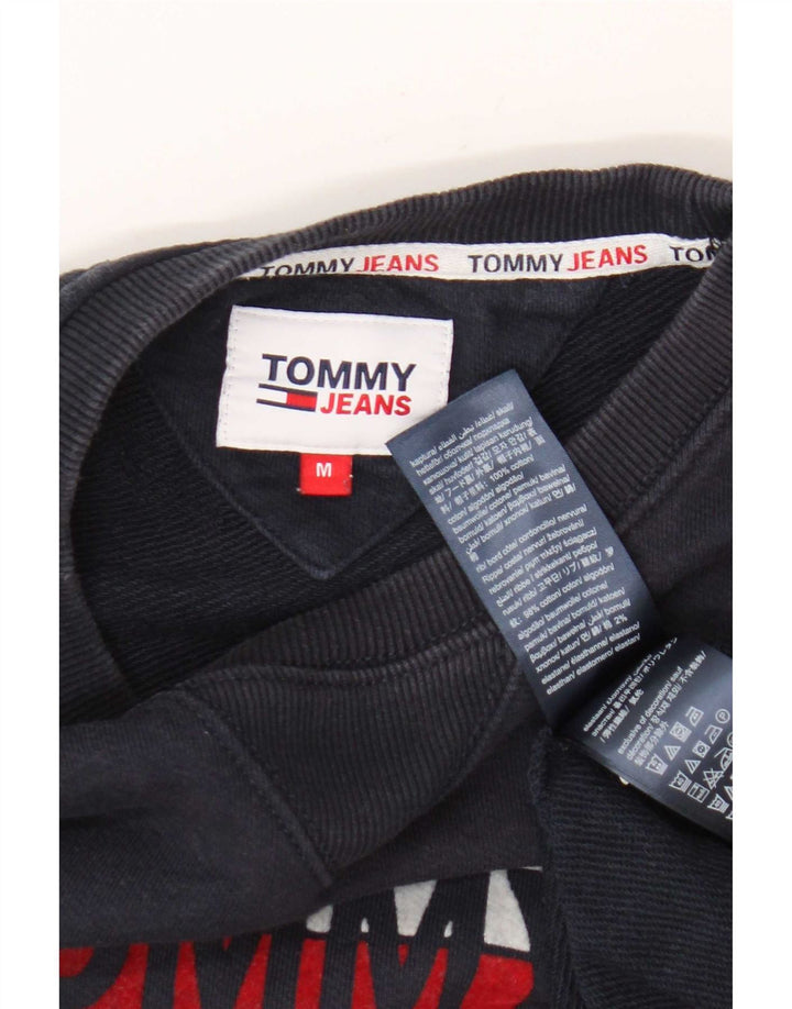 Tommy Hilfiger Herren-Sweatshirt mit Grafik, mittlere marineblaue Baumwolle