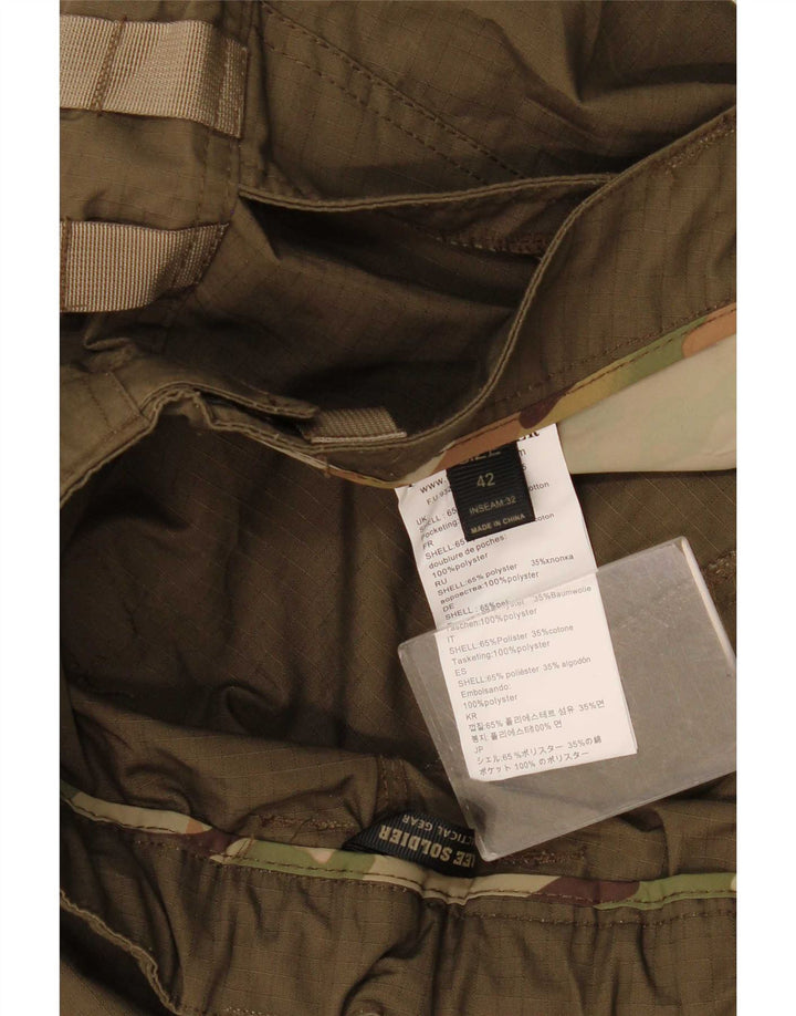 Free Soldier Herren Slim Cargohose W42 L33 Khaki Polyester