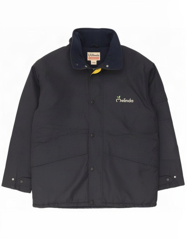 Vintage Herren Windjacke UK 42 XL Marineblau Polyester
